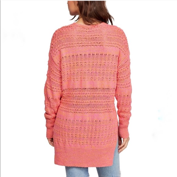 NWOT Free people vneck pullover sweater - Picture 3 of 11